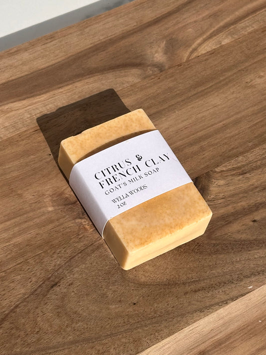Citrus & French Clay Goats Milk Soap