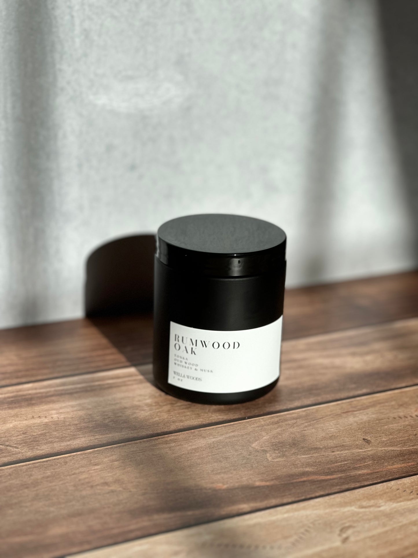 Rumwood Oak Soy Candle | Non-Toxic & Hand Poured