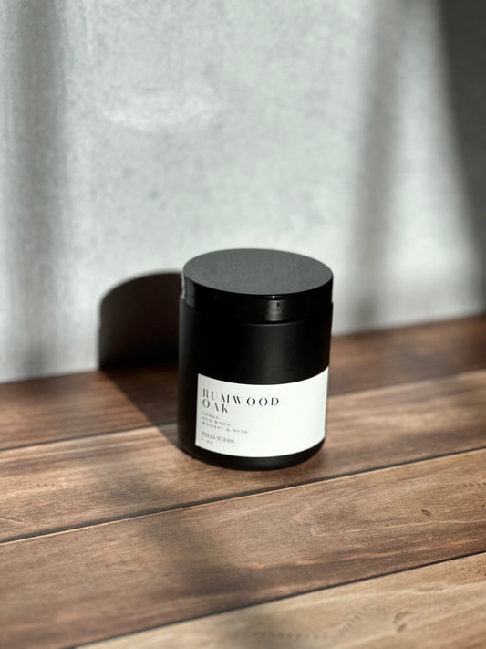 Rumwood Oak Soy Candle | Non-Toxic & Hand Poured