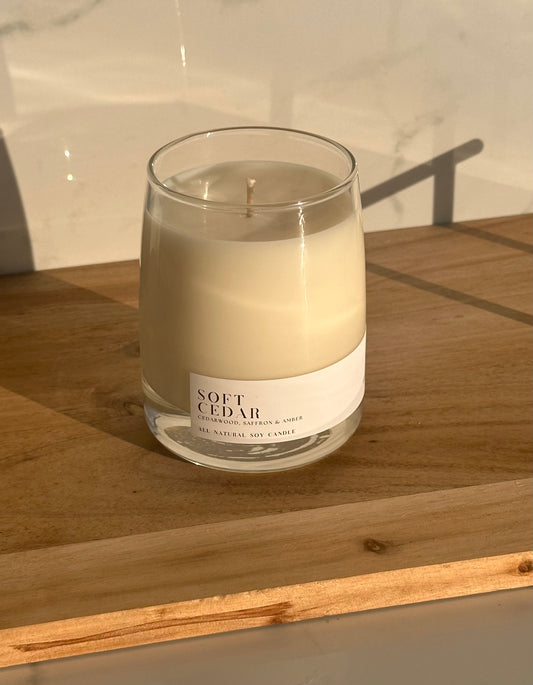 Soft Cedar Soy Candle