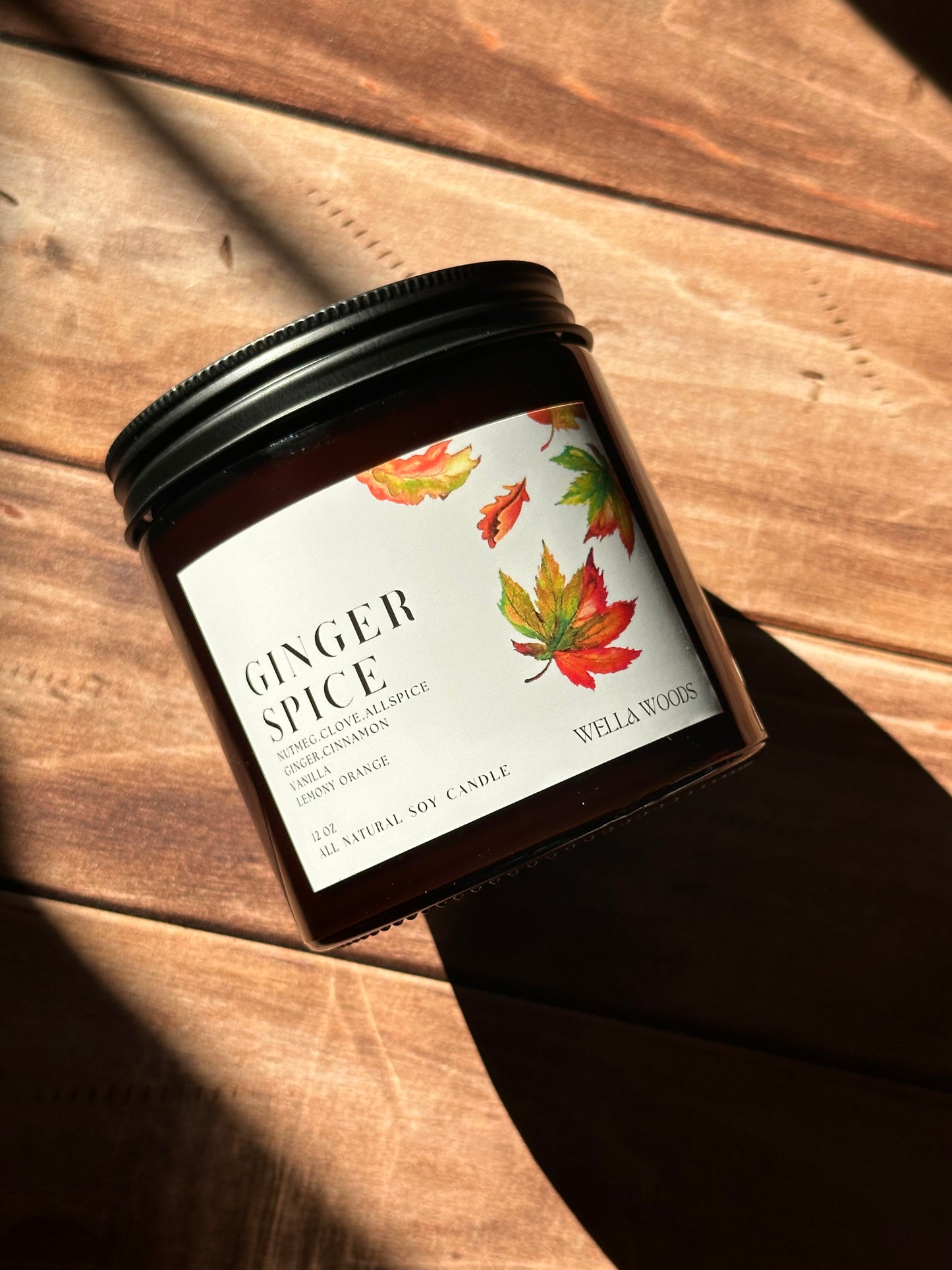 Ginger Spice Soy Wax Candle