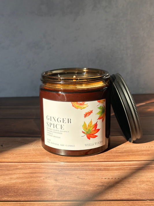 Ginger Spice Soy Wax Candle