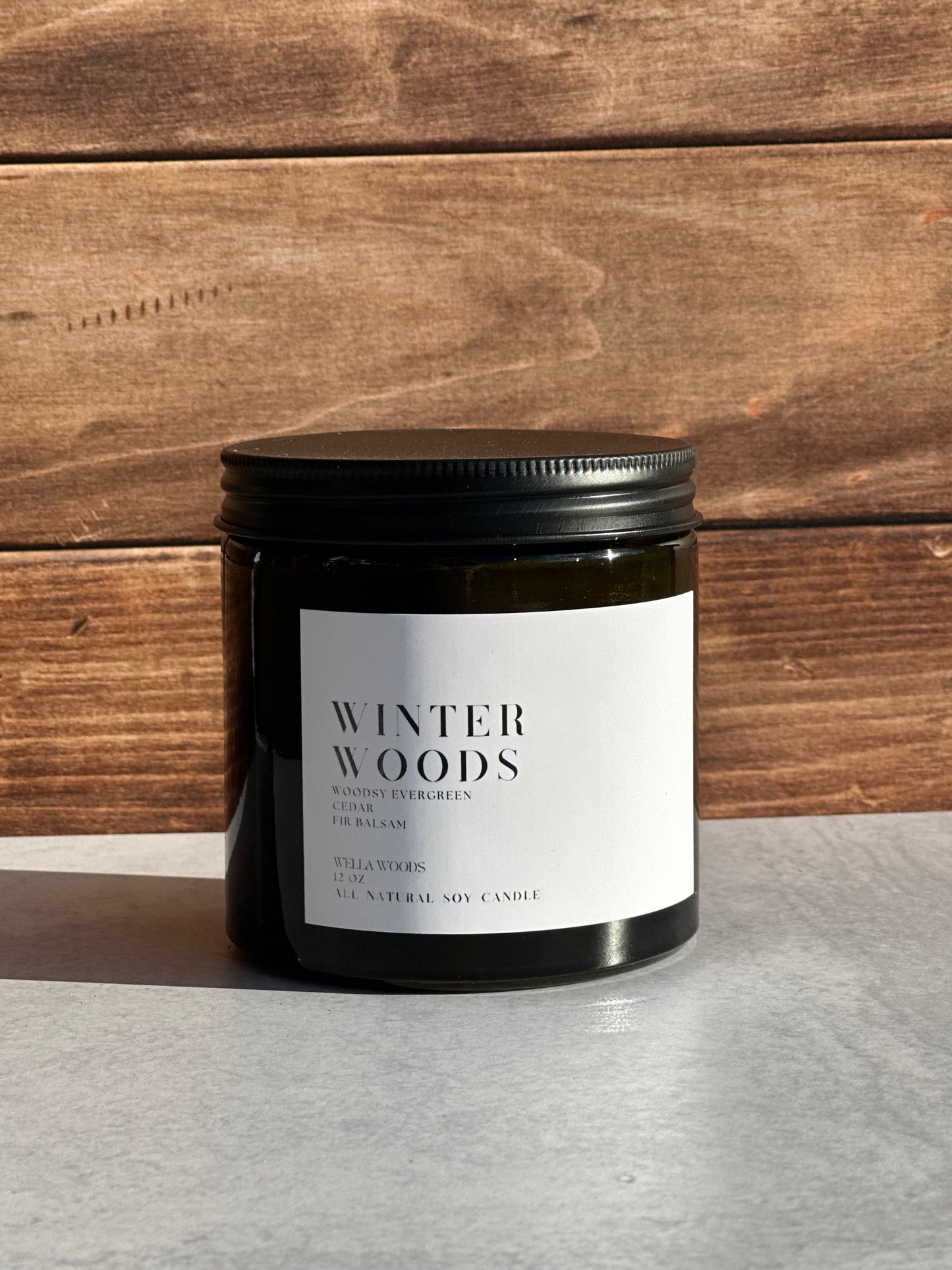 Winter Woods Soy Wax Candle