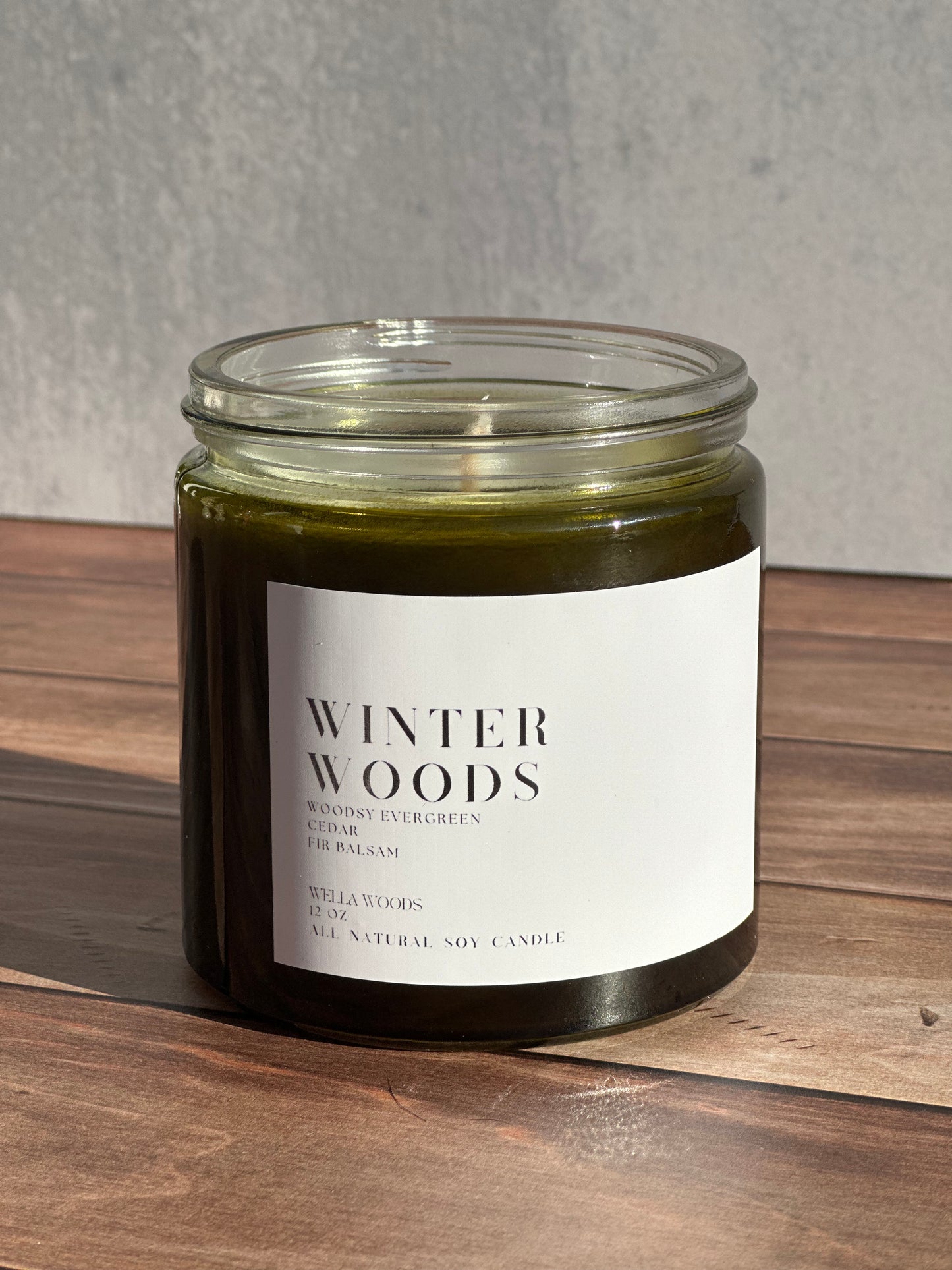 Winter Woods Soy Wax Candle