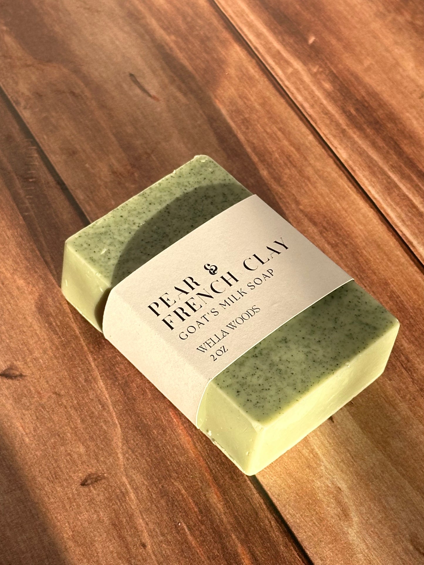 Pear & French Clay Goats Milk Soap